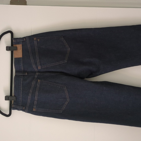 Madewell '90s Straight High Rise Classic Dark Blue Straight Leg Women's Jeans 28 - Picture 8 of 12